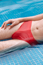 SANTA FLAME  – Brief de Baño Hombre SOLAZ SWIM | Diseño Colombiano