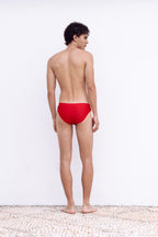 SANTA FLAME BRIEFS – Brief de Baño Hombre SOLAZ SWIM | Diseño Colombiano